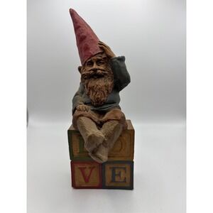 Vintage 1984 Tom Clark Gnome Spock Figurine Cairn Studio Love Blocks 42